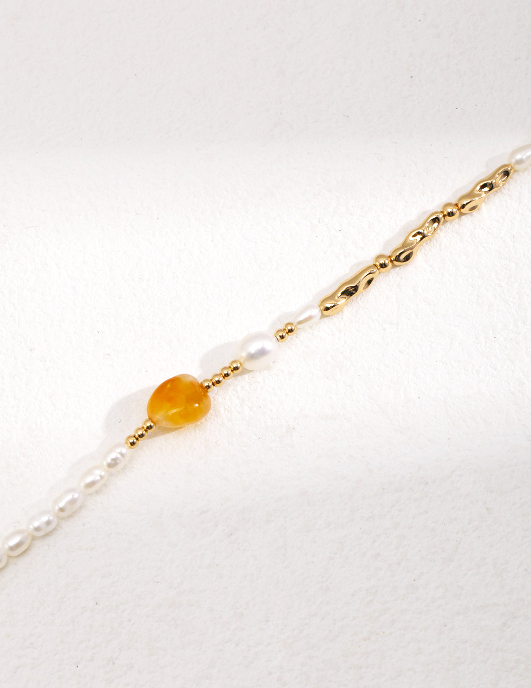 NO.20 Golden Radiance Gem Necklace